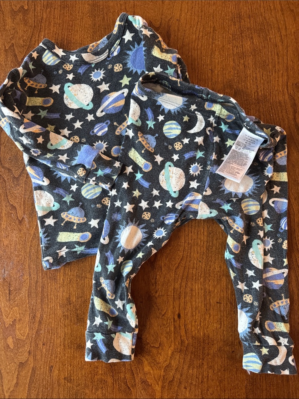 Baby Gap Space Print Baby Pajama Set
